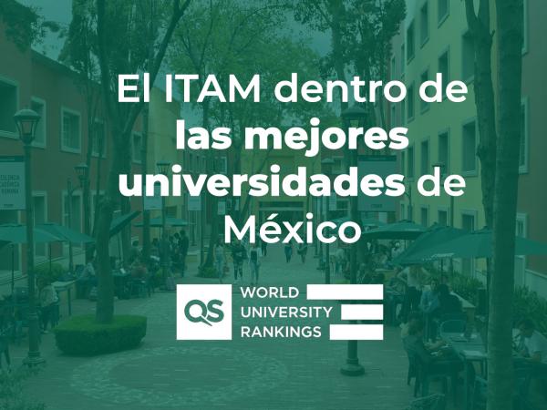 ITAM se mantiene entre las mejores universidades de México según QS 2025